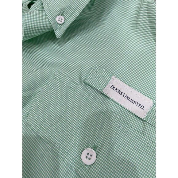 Ducks Unlimited Men's Button Down Sz XL Vented Light Weight Long Sleeve 80th YR - Picture 9 of 9